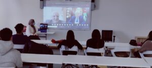 Stills from the webinar screening