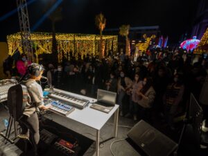 Balqis during her live performance at Spectacular TKH
