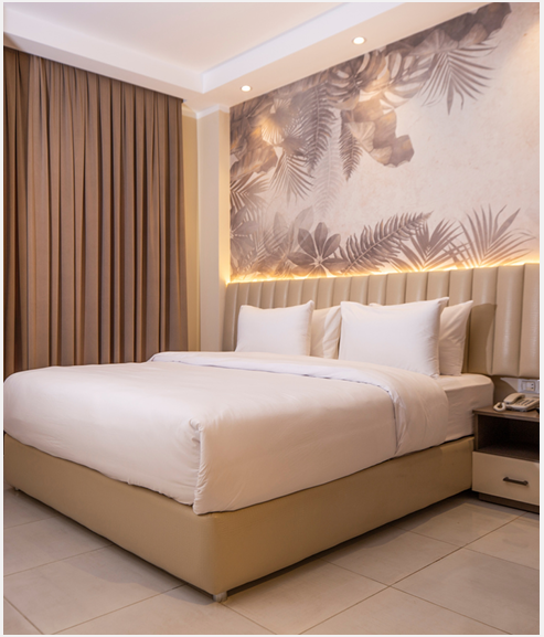 Vibotel serviced studio apartment interior